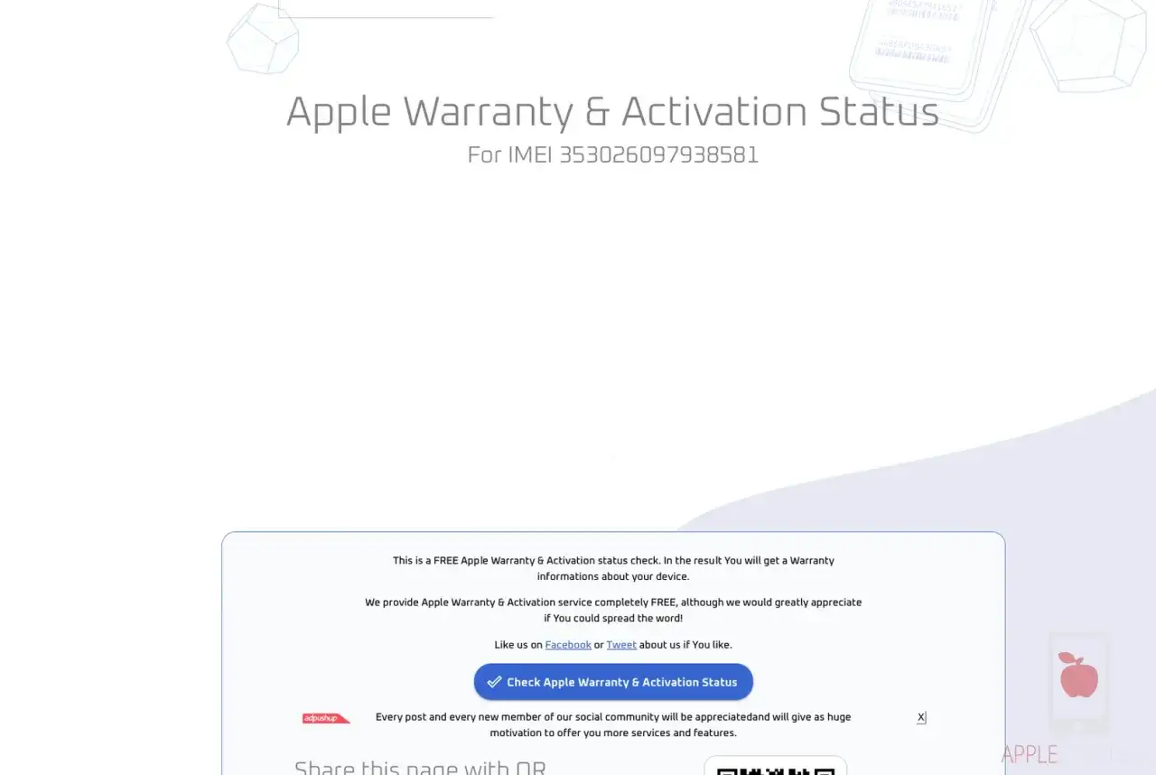 Jak sprawdzić rok produkcji iPhone? Strona oferuje darmową weryfikację statusu gwarancji i aktywacji iPhone po numerze IMEI.