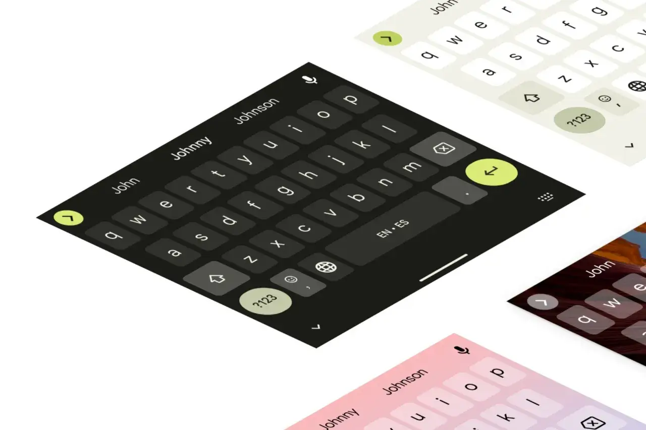 Klawiatury Gboard z sugestiami 